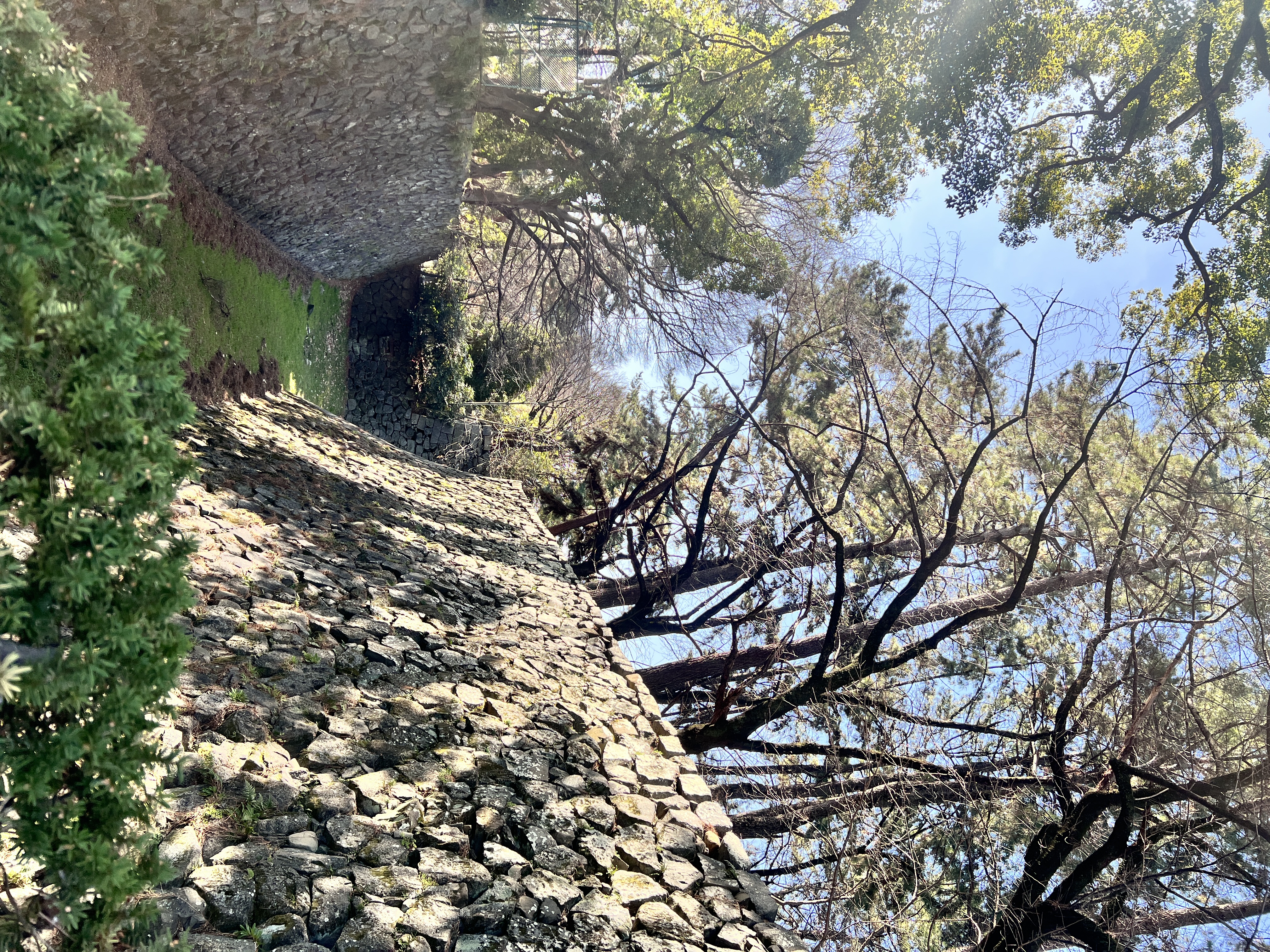 名古屋城 石垣通路