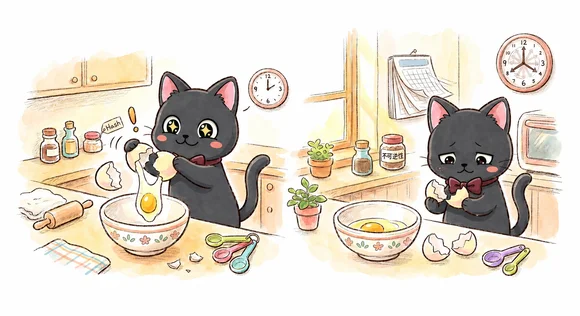 一方向性の比喩：卵を割るのは一瞬だが、元には戻せない